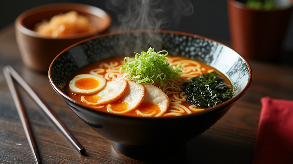 Bol de ramen miso japonais